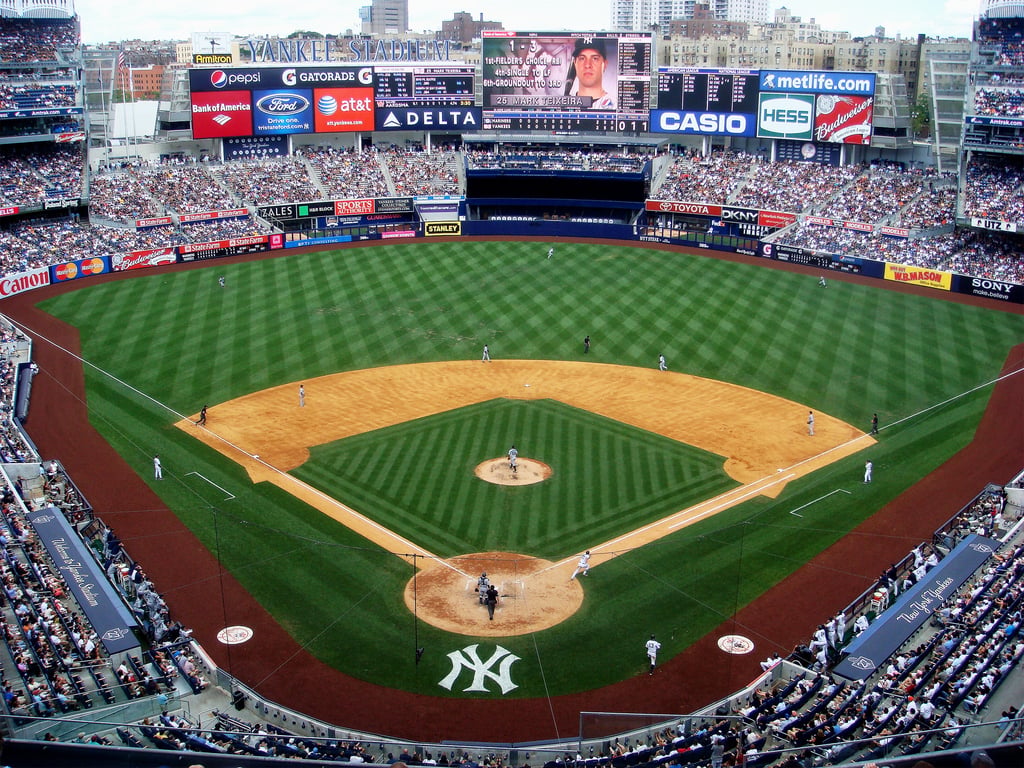 Yankee Stadium upper deck 2010