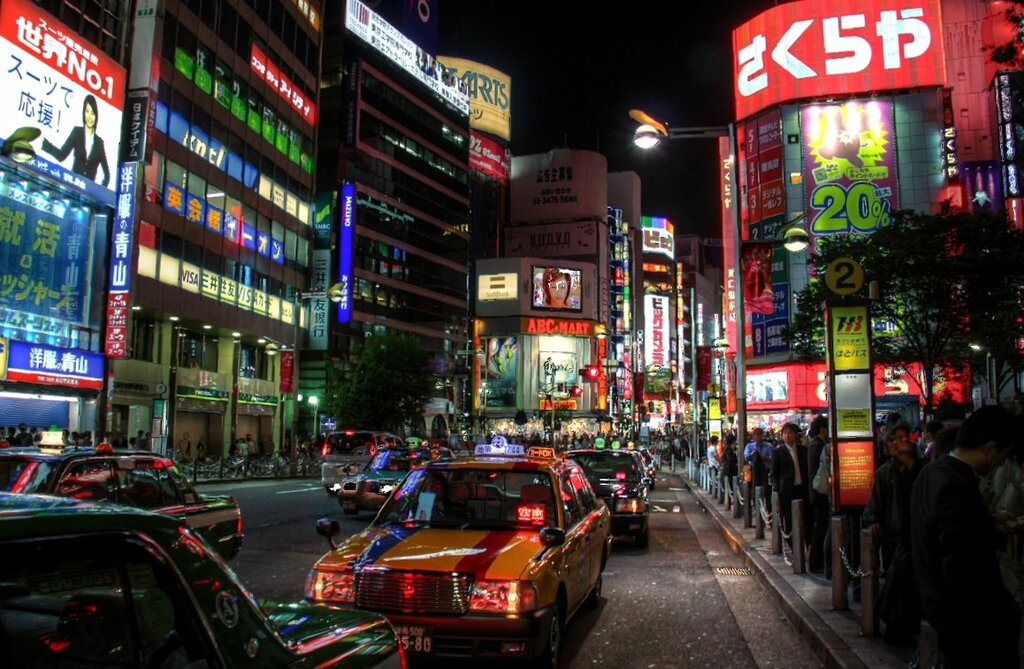 Tokyo city nightlife