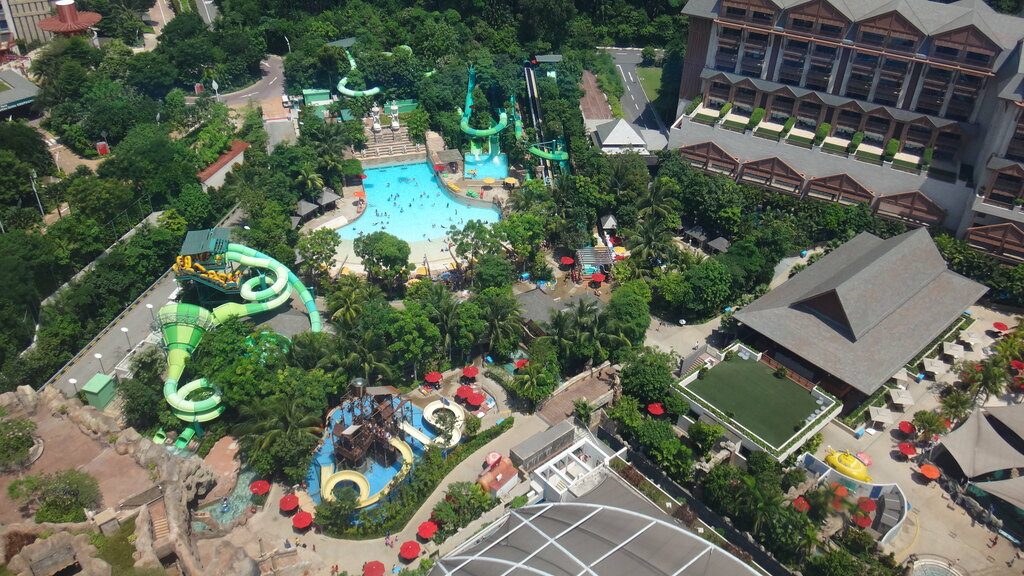 Adventure Cove Waterpark in Sentosa, Singapore