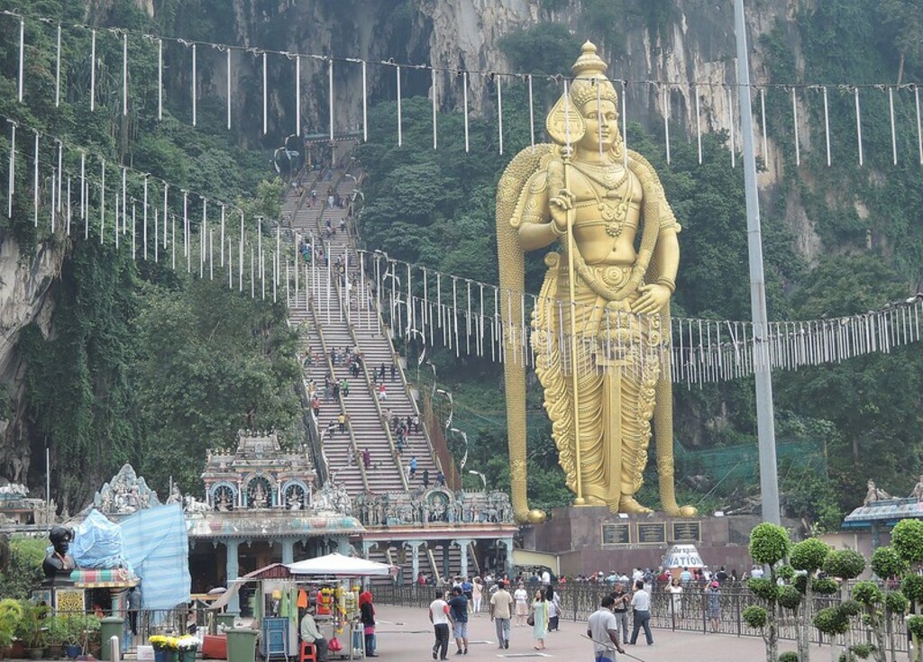 Malaysia (Kuala Lumpur) Impressive Buddha Statue of Batu Caves Temple1