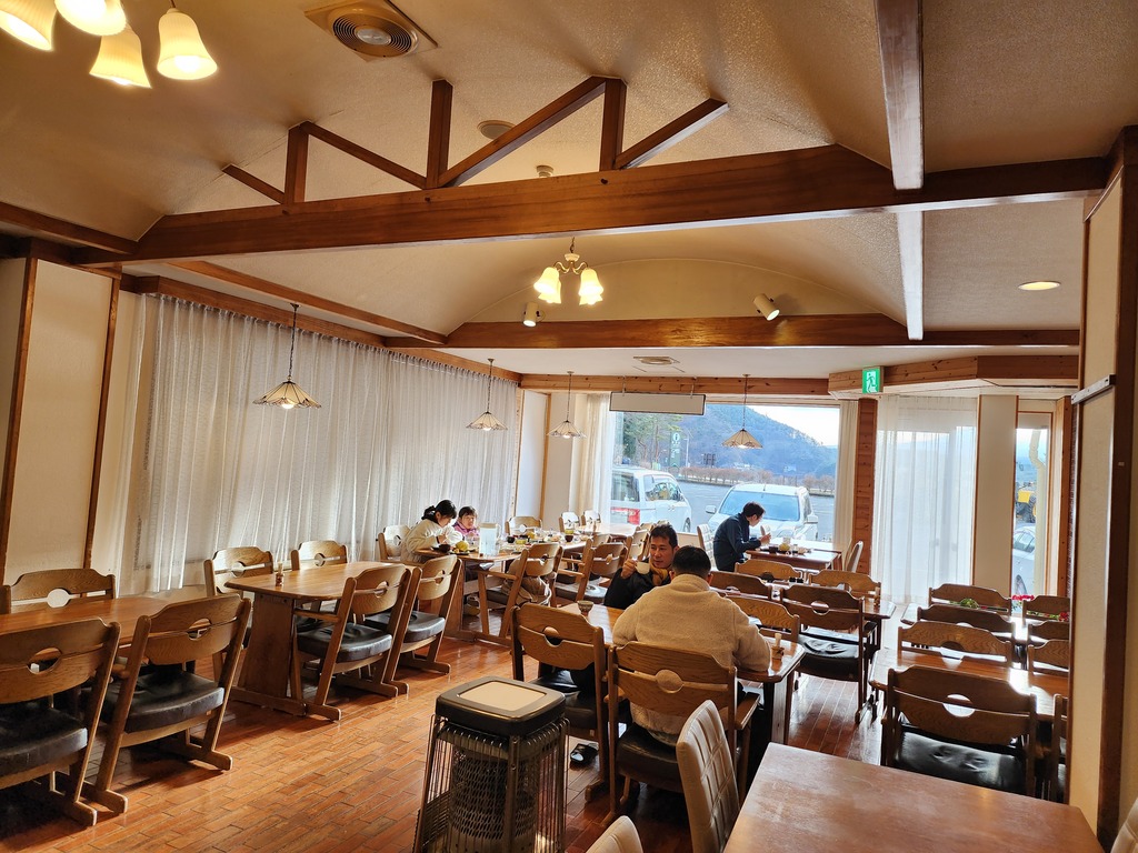 A look inside the on-site restaurant.