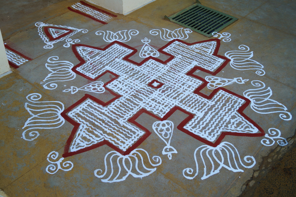 Traditional kolam