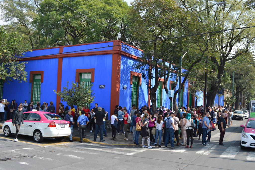 “The Frida Kahlo Museum, the blue house of Coyoacan”