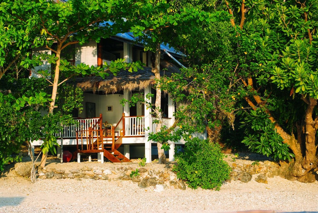 Beachfront villa