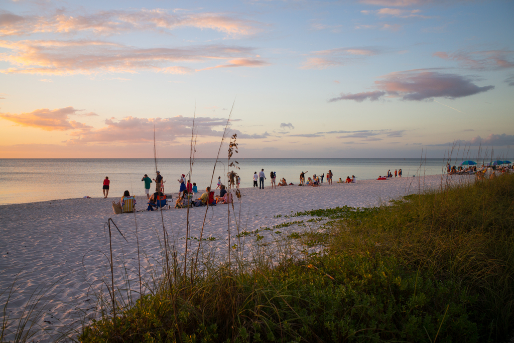 Sunset at Naples Beach, Florida