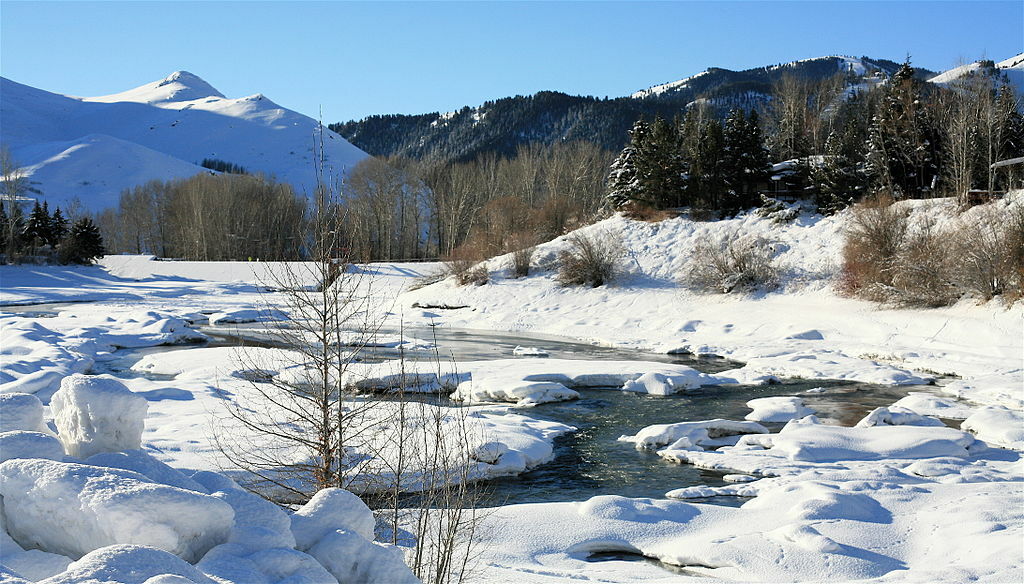 Winter Sun Valley Stream