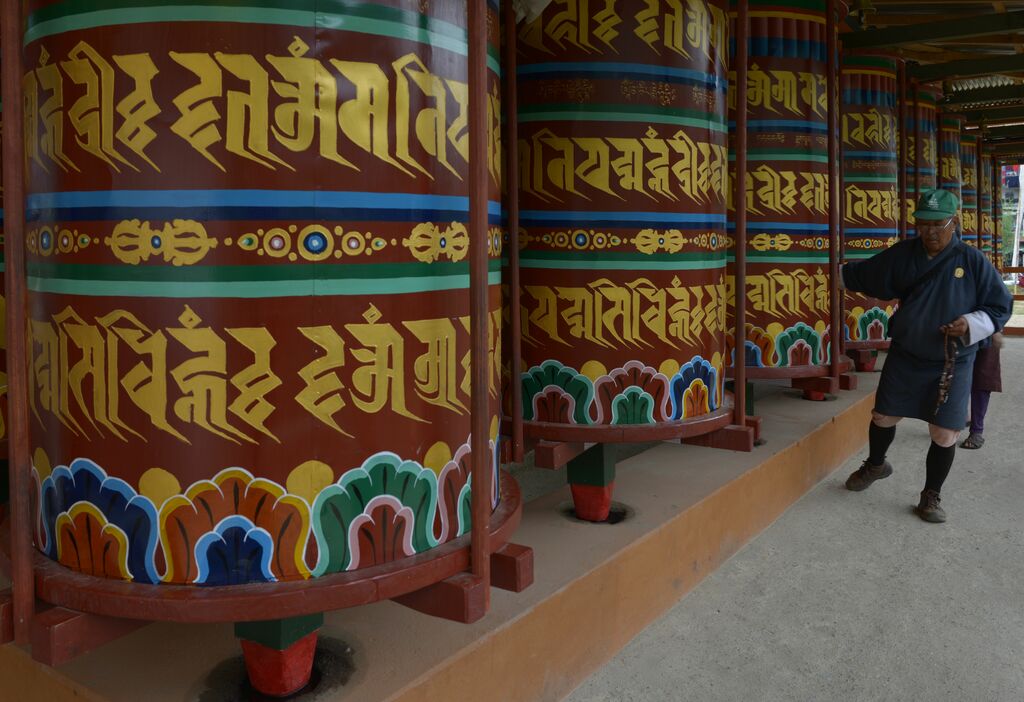 Big prayer wheels, Thimphu