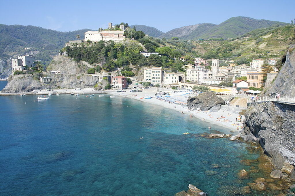A beach in Monterosso