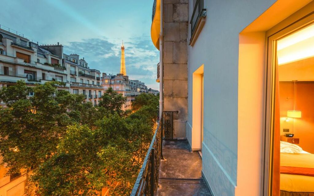 View of the Eiffel Tower