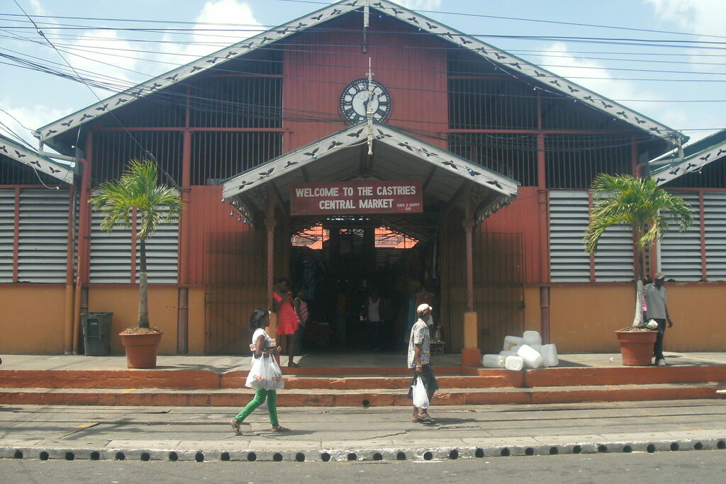 Castries Market from Jeremie Street