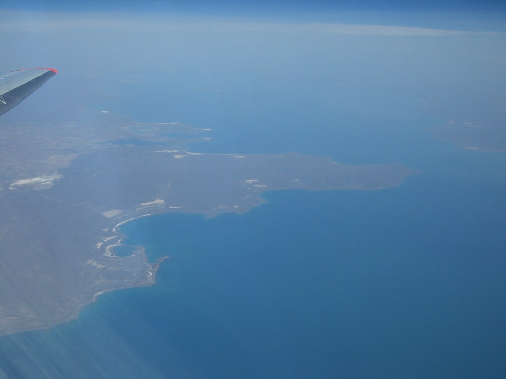 Lake Balkhash from 10,600 meters