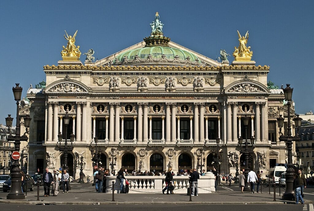 Paris Opera full frontal architecture, May 2009