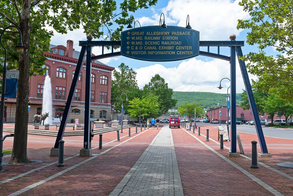 Canal Place museum at Cumberland MD