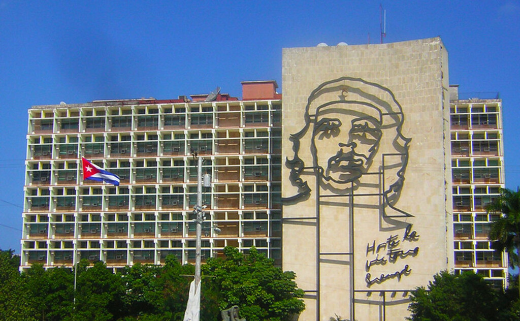Che Guevara Building in Havana, Cuba