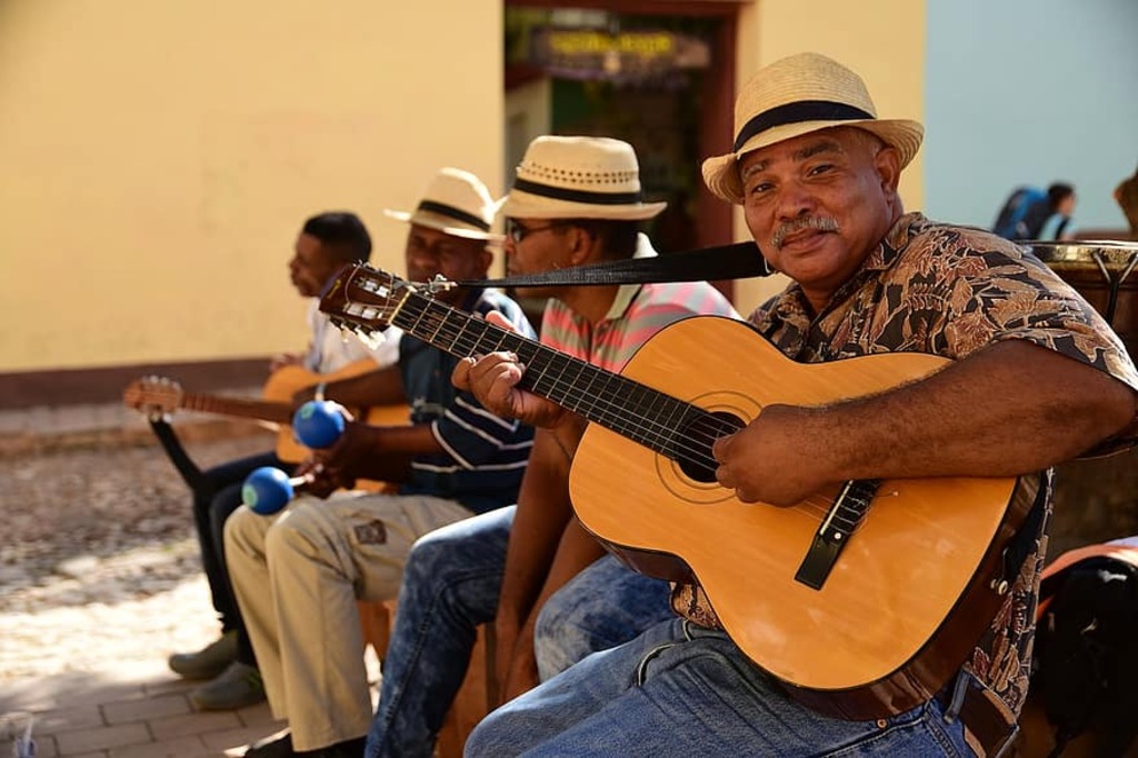 A Cuban street band.