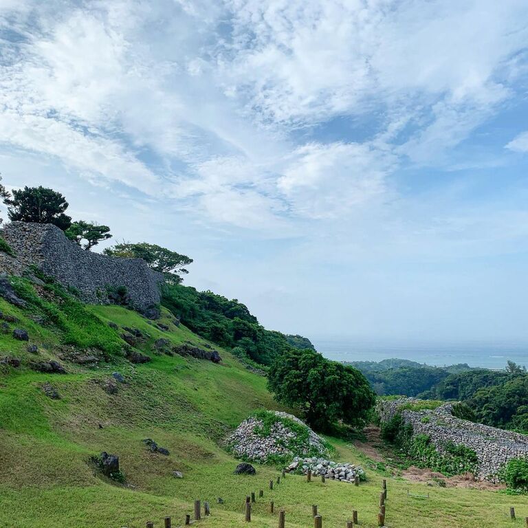 explore the nakijin castle ruins