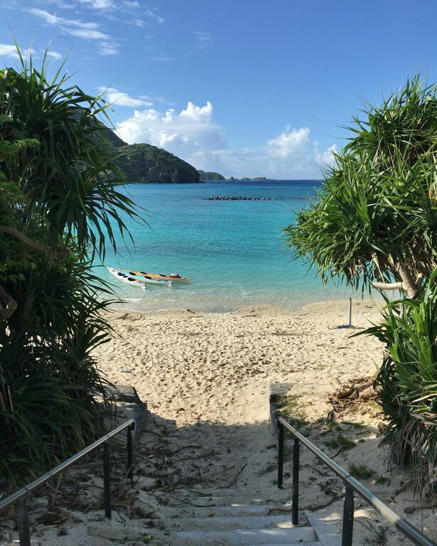 admire the scenic beauty at aka island