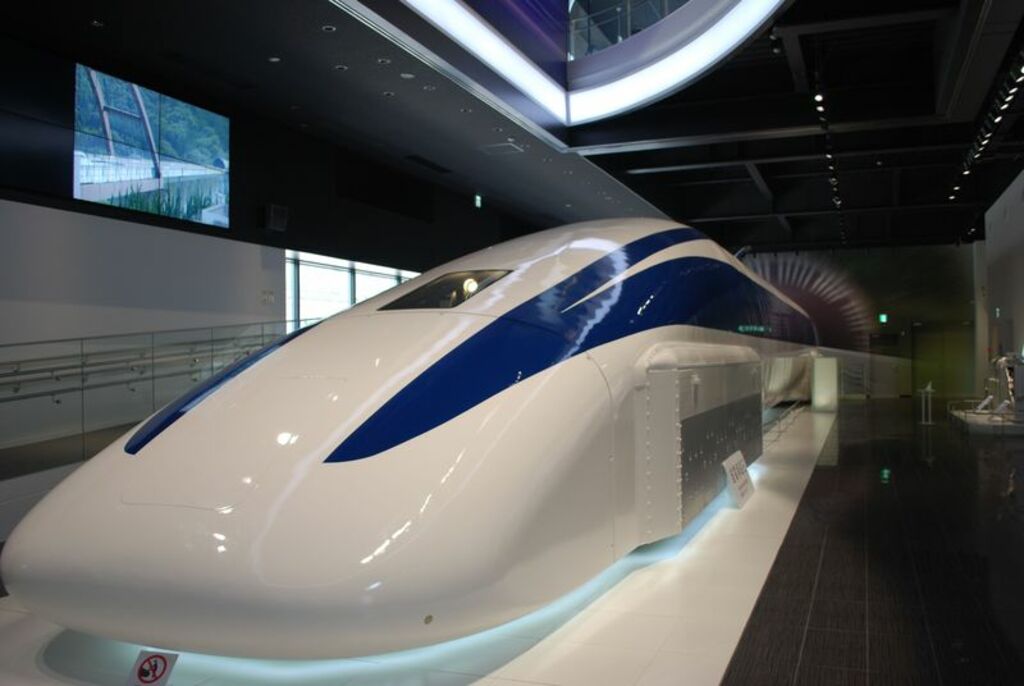 See futuristic bullet trains at the Yamanashi Prefectural Maglev Exhibition Center