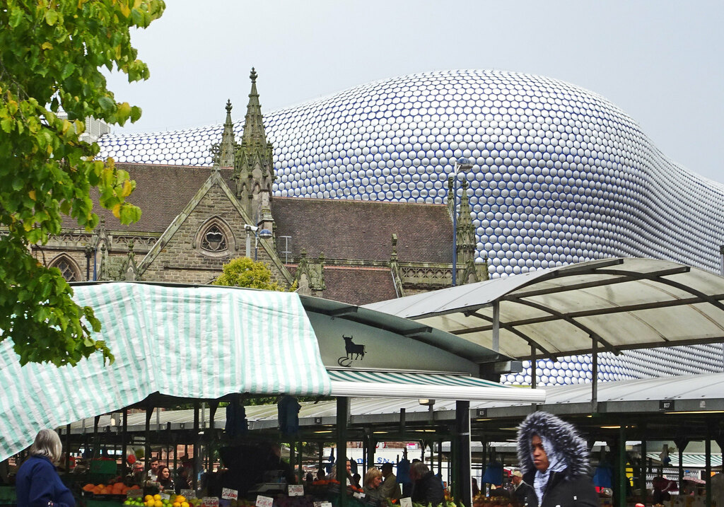 Bullring Open Market and Selfridges Building