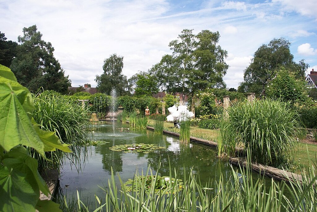 University of Leicester Botanic Garden pond