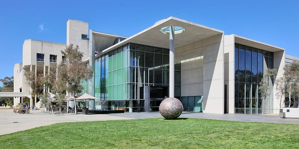 National Gallery from SW, Canberra Australia