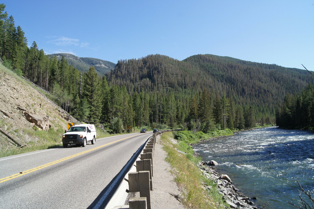 Gallatin Road Big Sky Montana