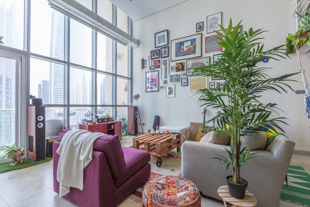 urban sanctuary in a duplex loft