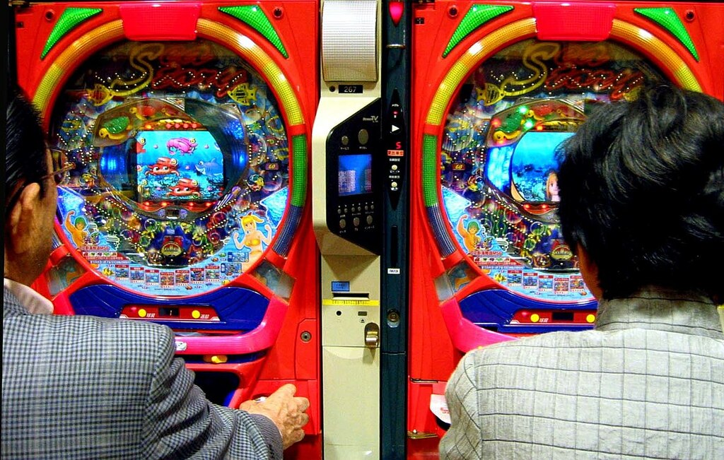 At Pachinko Parlor