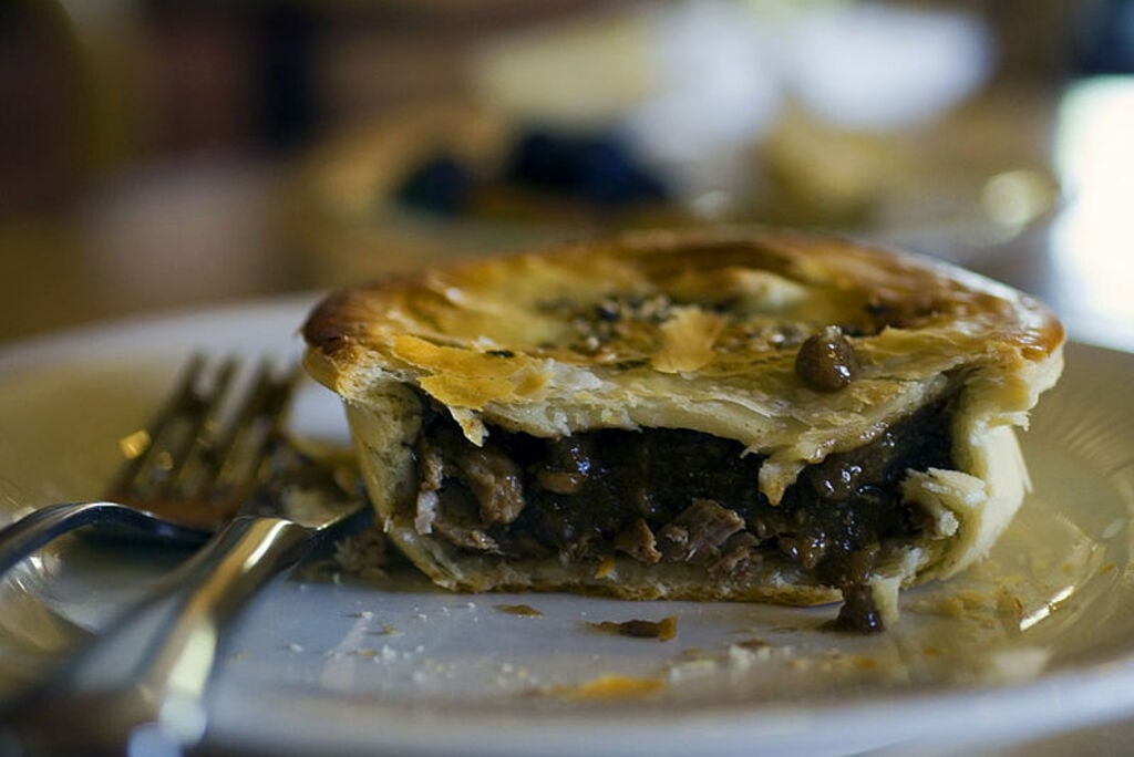 Lamb and rosemary meat pie
