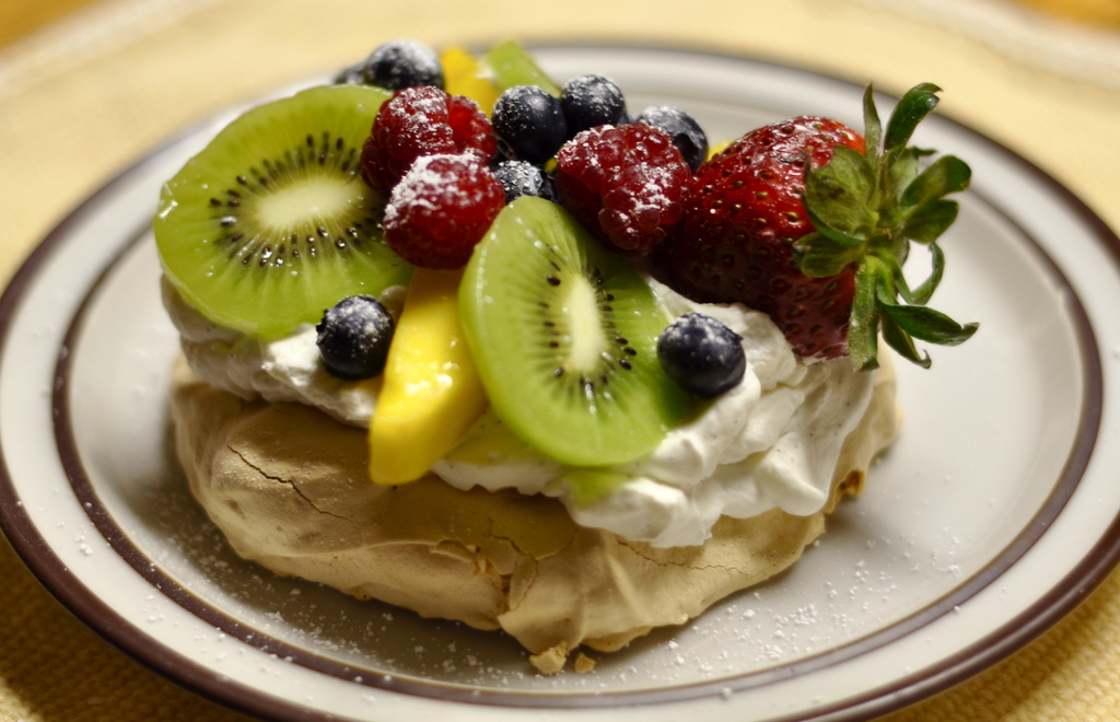 Individual Pavlovas with Fruit