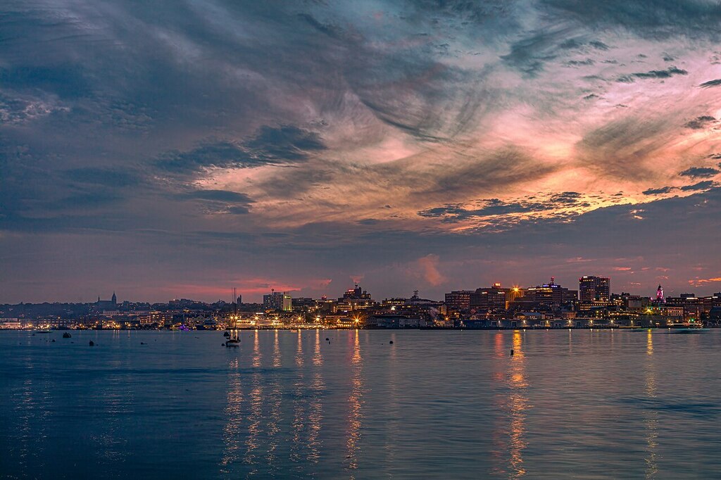 Portland Harbor Sunset - Flickr - Me in ME