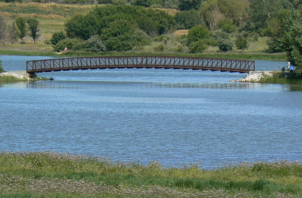 Footbridge over Lake Wehrspann