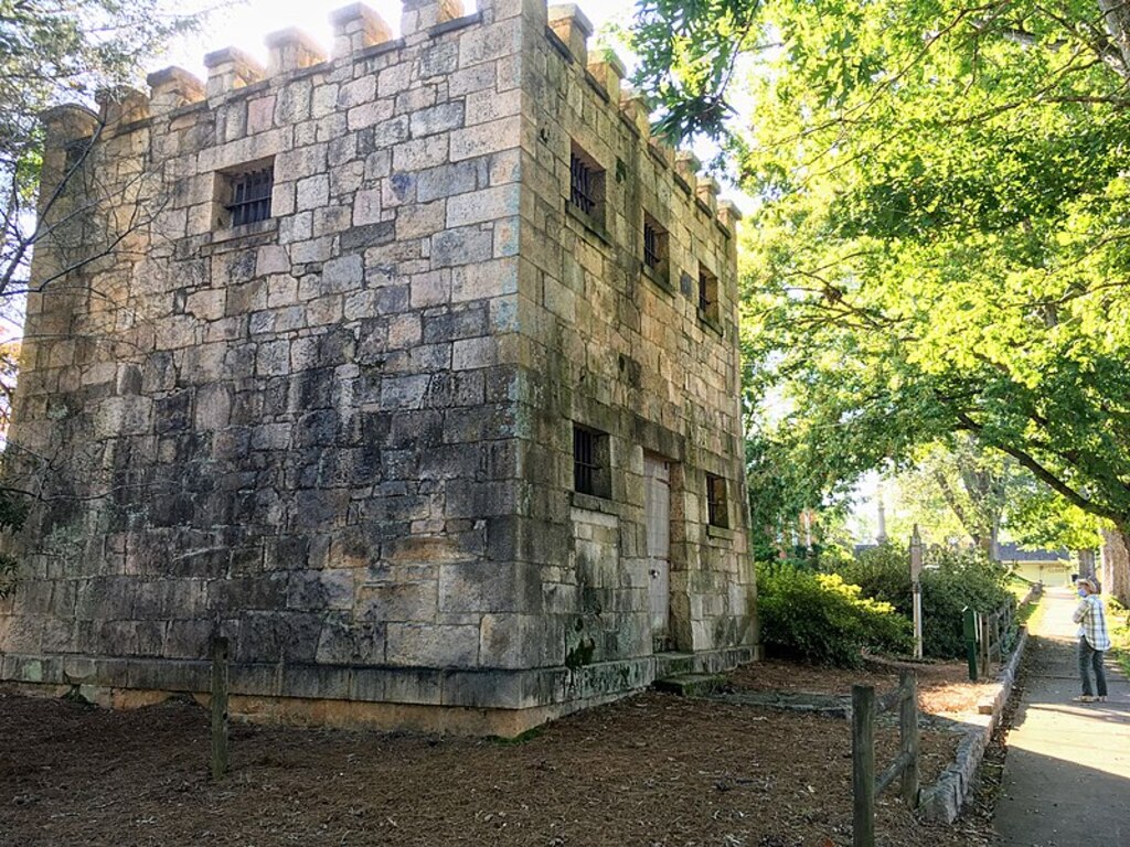 Old Green County "Gaol", Greensboro, Georgia, USA