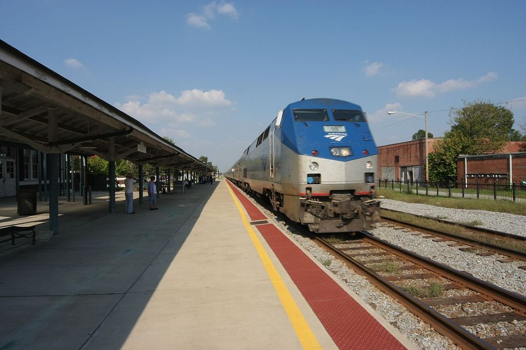 Amtrak Palmetto Number 89 in Wilson North Carolina